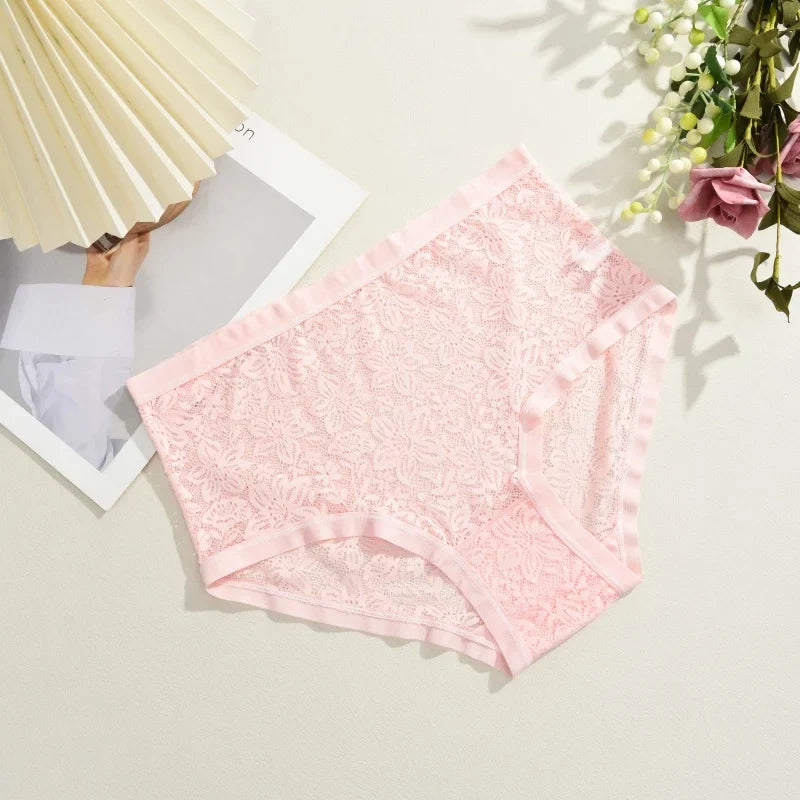 New Women Sexy Panties Safe Hollow Out Lace Floral Ladies Briefs Low Waist Solid Comfortable Hot Sale Female Underpants S-XXL