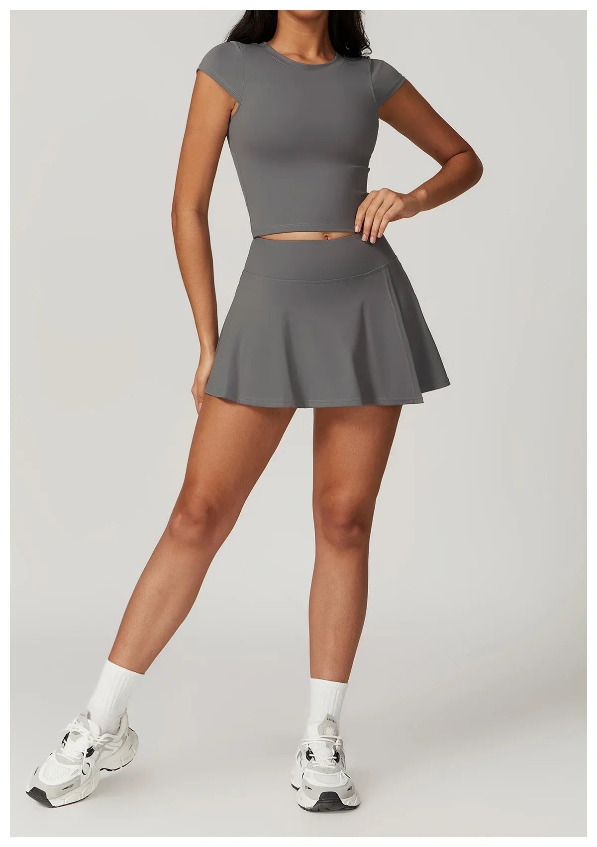 New Yoga Short Skirt Women Summer Comfortable Slit Yoga Skirt Fitness Outdoor Riding Skirt Anti-voyeur Sports Skirt High Quality