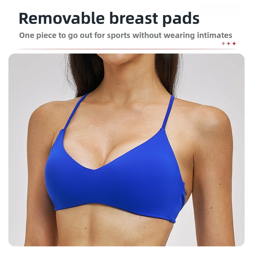 Sexy Gym Top Women Sports Bra Running Yoga Bra Breathable Sports Underwear Women Fitness Bras Cycling Workout Top Women Backless