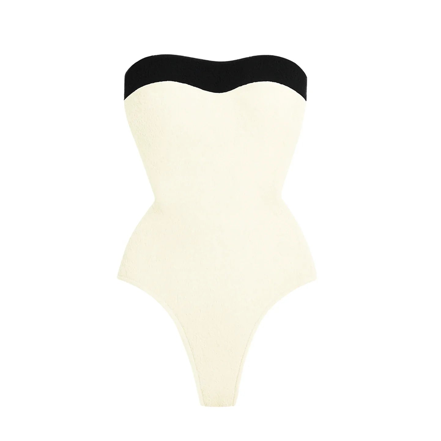 2Pcs Black White Swimsuit 2026 Bandeau Biquini Women Sexy Bikini Push Up Swimwear Female Patchwork Dress Bathing Suits Beachwear