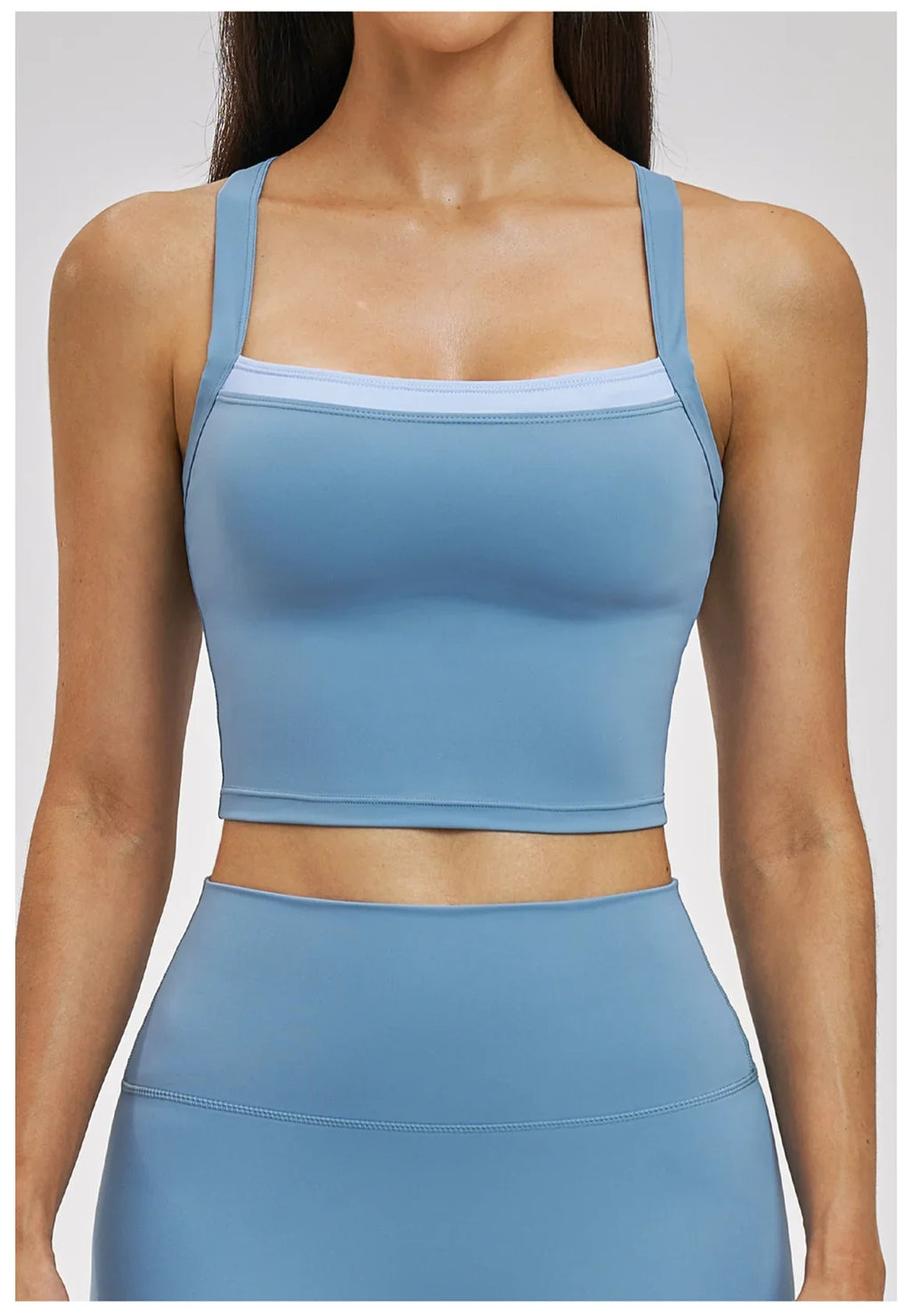 Yoga Bra Women High Strength Sport Bra Anti-Sweat Fitness Top Shockproof Crop Top Push Up Running Sport Bra Gym Vest Workout Top