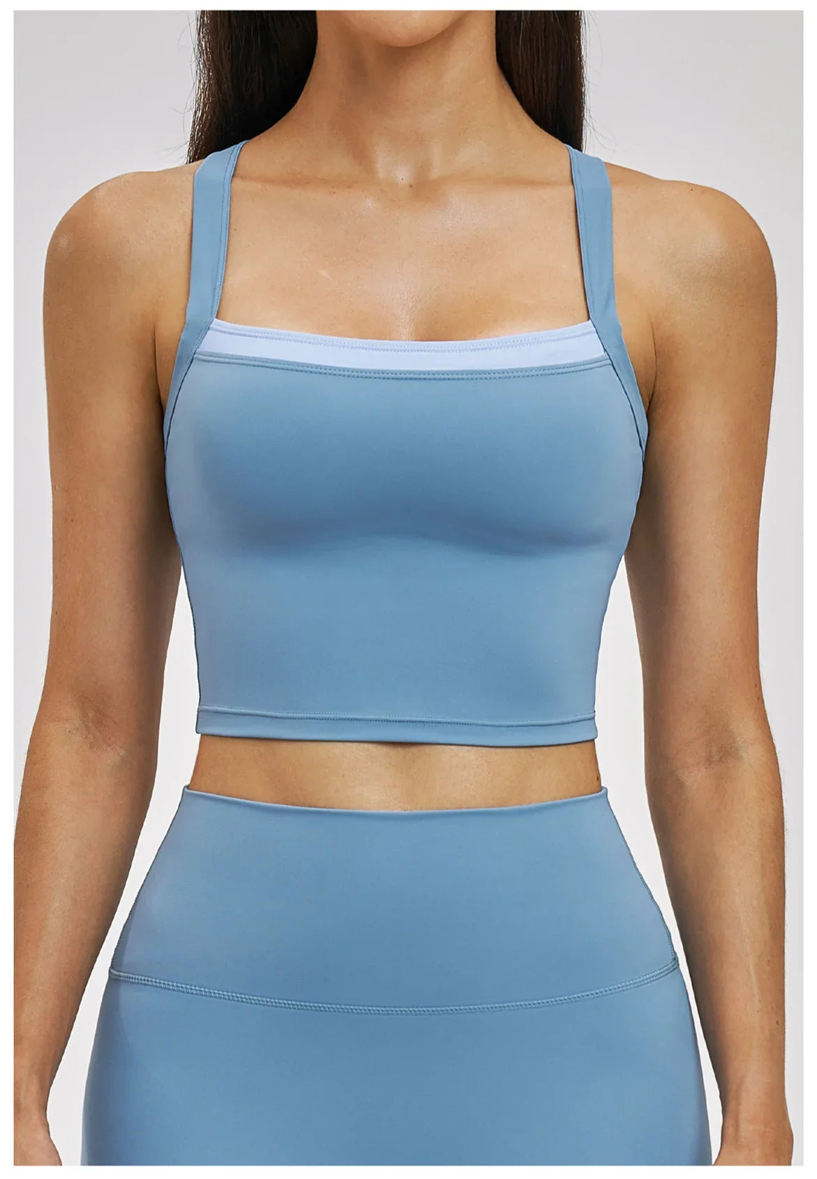 Yoga Bra Women High Strength Sport Bra Anti-Sweat Fitness Top Shockproof Crop Top Push Up Running Sport Bra Gym Vest Workout Top