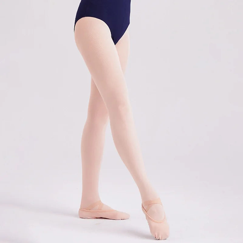 60D Ballet Tights Ballet Stockings for Kids Girls Women Pantyhose Semi-opaque Footed Tights Seamless Ballet Dance Leggings