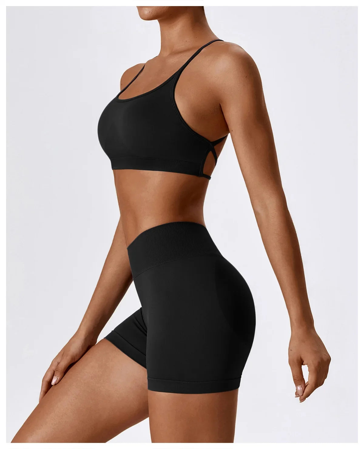 Women Cross Strap Sports Bra Women Push Up Sport Bra Yoga Gym Crop Top Brassiere Fitness Top Seamless Sport Bra Breathable Bras