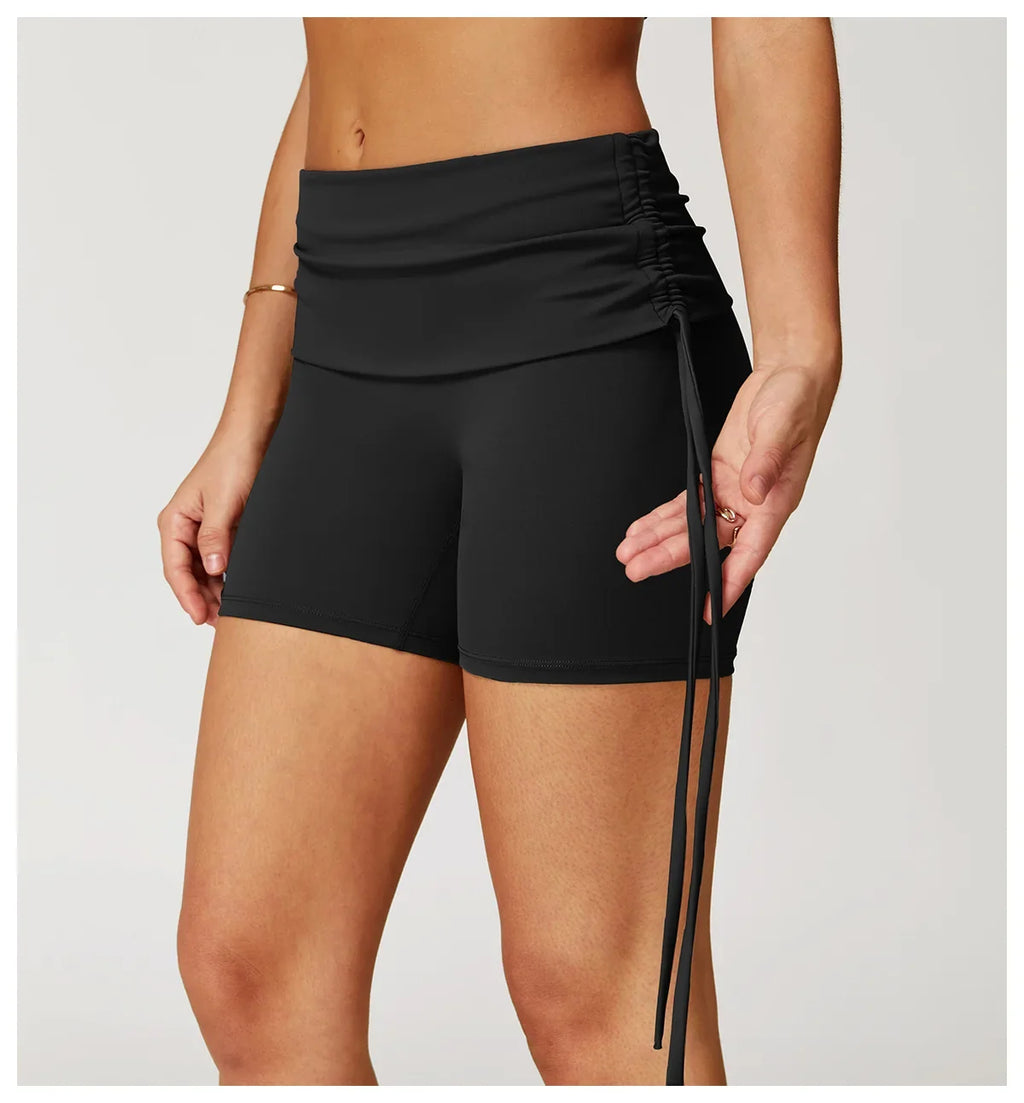 Sports Shorts Women Yoga Leggings Shorts Squat Proof High Waist Fitness Tight Shorts Quick Drying Cycling Workout Gym Shorts