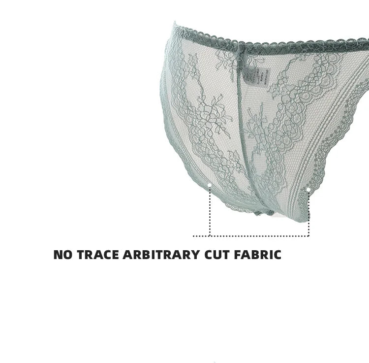 Lace Thin Sexy Girls Panties Women Briefs Thong Hollow Out G String Seamless Underwear Transparent Female Low Waist Lingerie