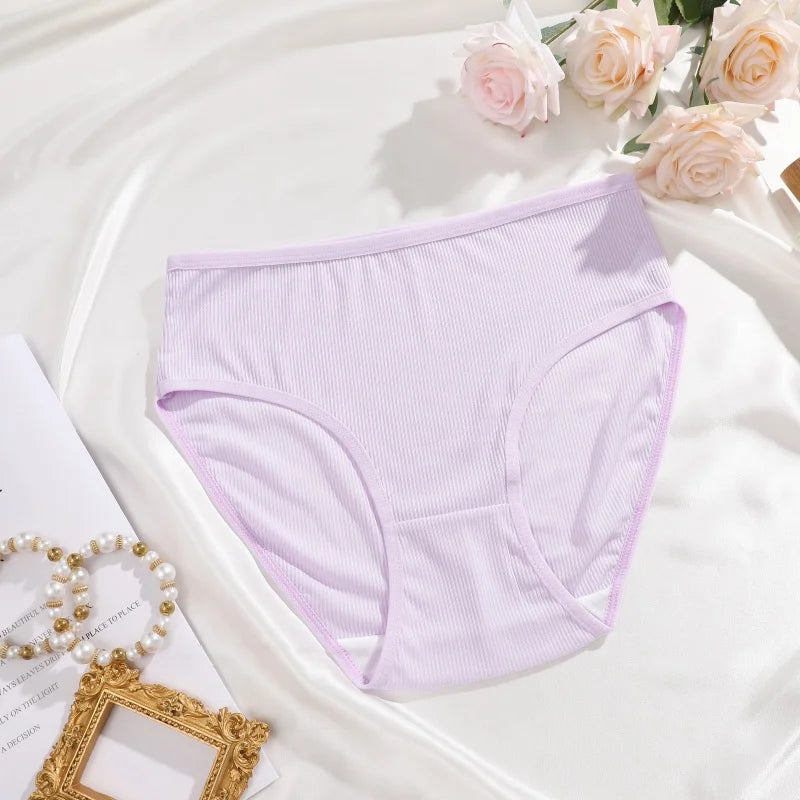 4Pcs/Set Women Lace Mesh Briefs Sexy Comfortable Stretchy Semi Sheer French-Cut Panties Women's Underwear Breathable Lingerie
