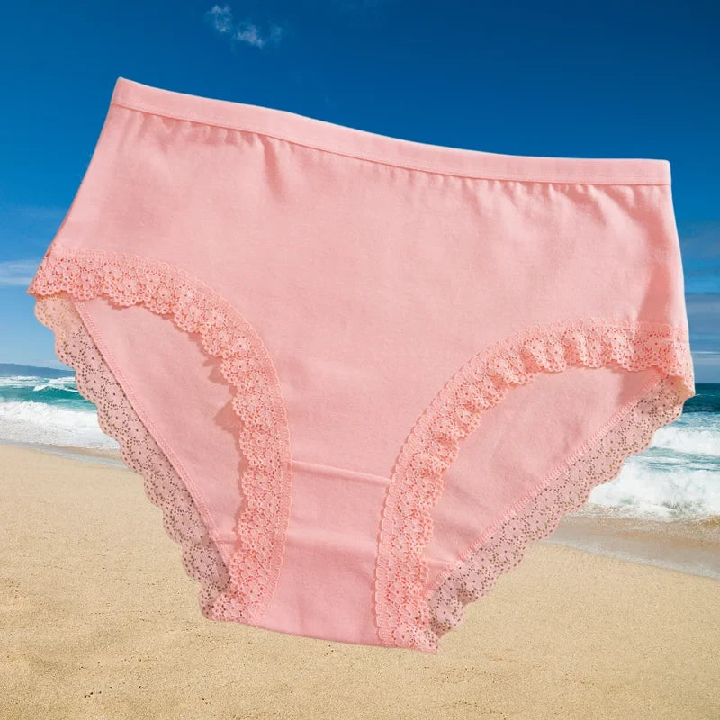 Women's Cotton Briefs Women Seamless Panties Solid Color Breathable Underwear Female Low Waist Soft Lingerie S-XXL
