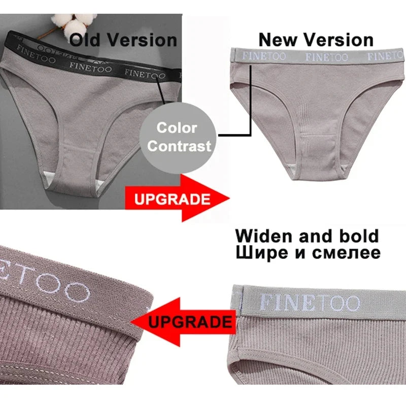 1Pcs Women' Cotton Pantys Sexy Comfortable Letter Printed Woman Briefs Ladies Underpants Fashion Girls Lingerie M-XXL