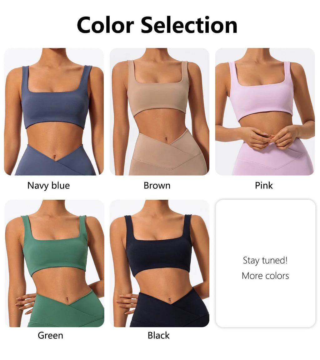 Hearuisavy Summer High Quality Sports Bra Push Up High Impact Gym Underwear Women Breathable Yoga Clothes Fitness Workout Top