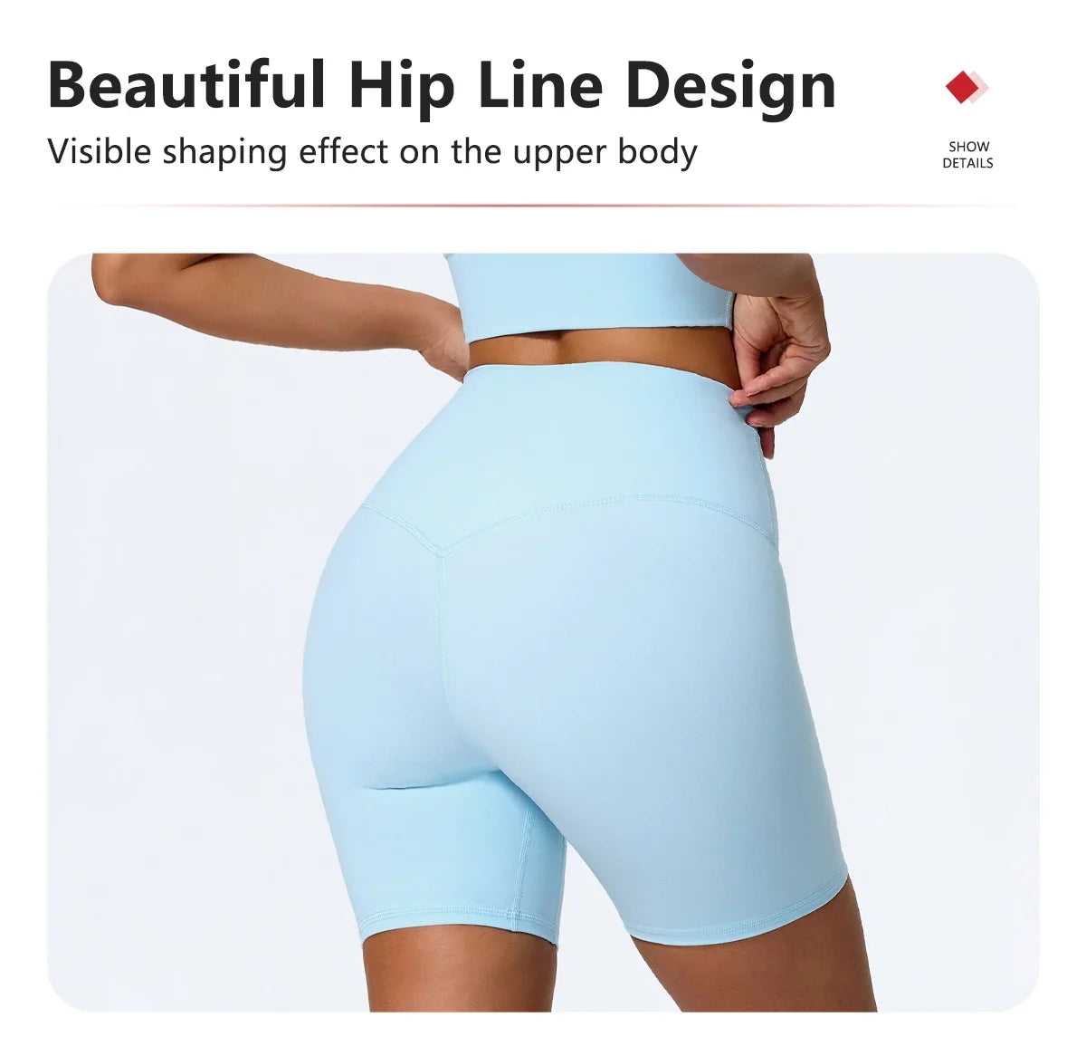Hearuisavy Summer Soft Sports Shorts Buttock Lift Gym Leggings Women High Waist Yoga Shorts Women Running Cycling Workout Shorts