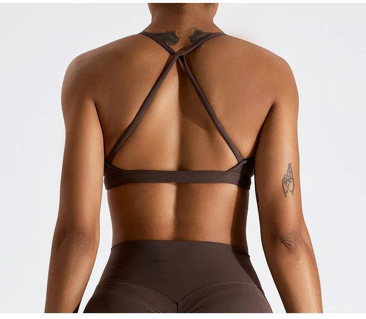 Seamless Sports Bra Women Underwear Sexy Back Shockproof Workout Fitness Bra Quick Drying Training Sports Running Yoga Tank Top