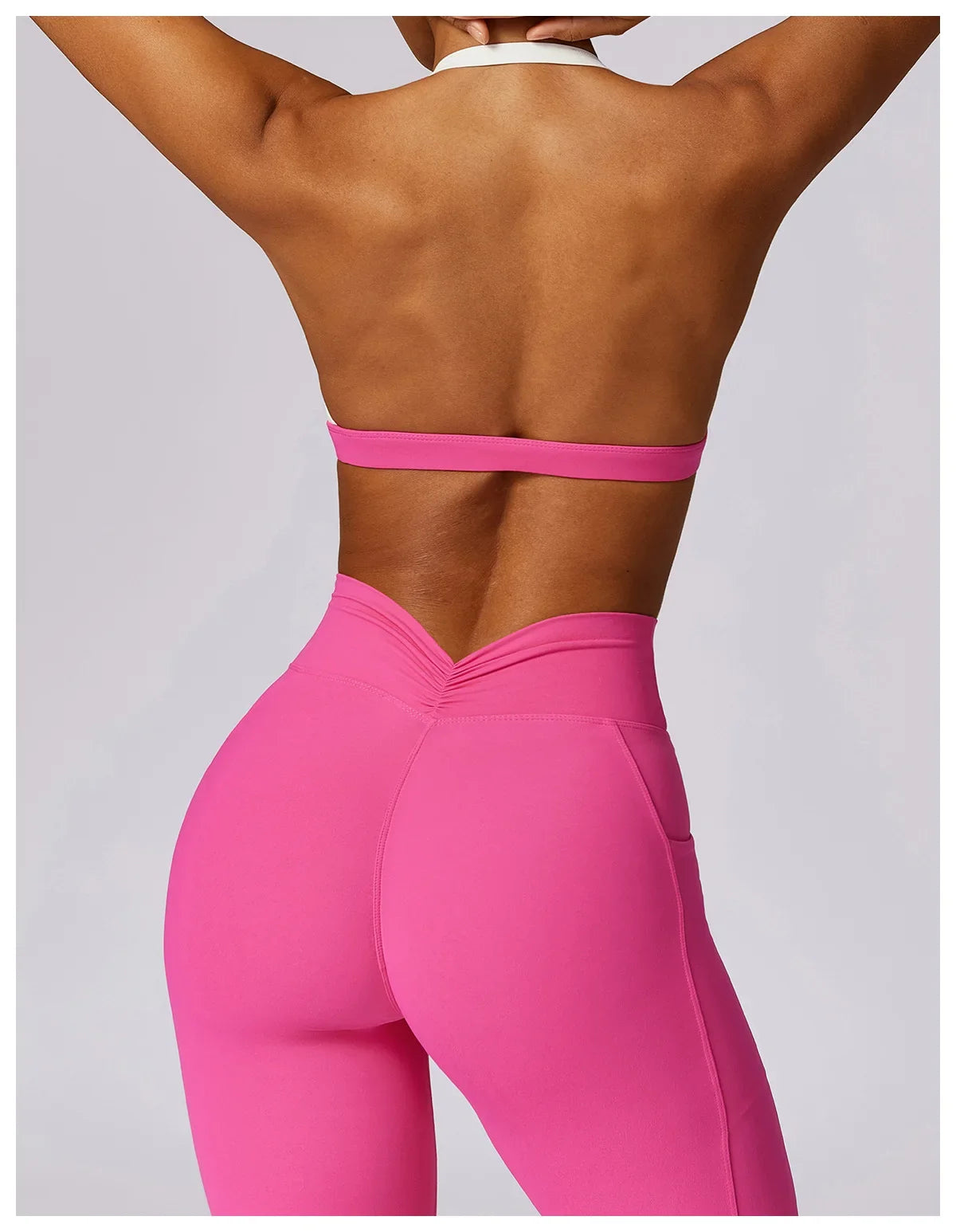 Gym Sport Bra Halter Sports Bra Anti-sweat Breathable Yoga Bra Shockproof Crop Top Fitness Top Push Up Workout Top Women