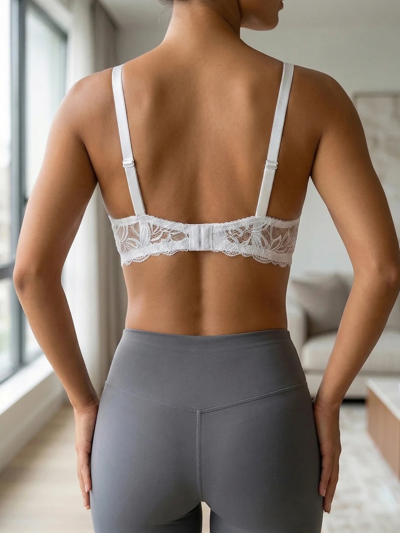 1PCS Floral Lace Woman Bra Mesh Push Up Bra French Underwire Underwear Comfortable Thin Cup Bra Women