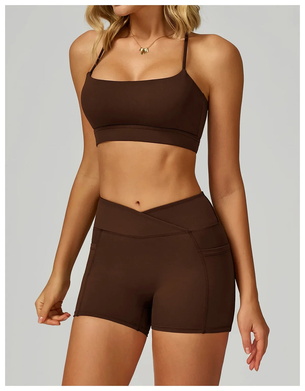 Sexy Underwear Women Tops Back Cross Strap Tank Top Push Up Running Sports Bra Breathable Soft Fitness Beauty Workout Yoga Bra