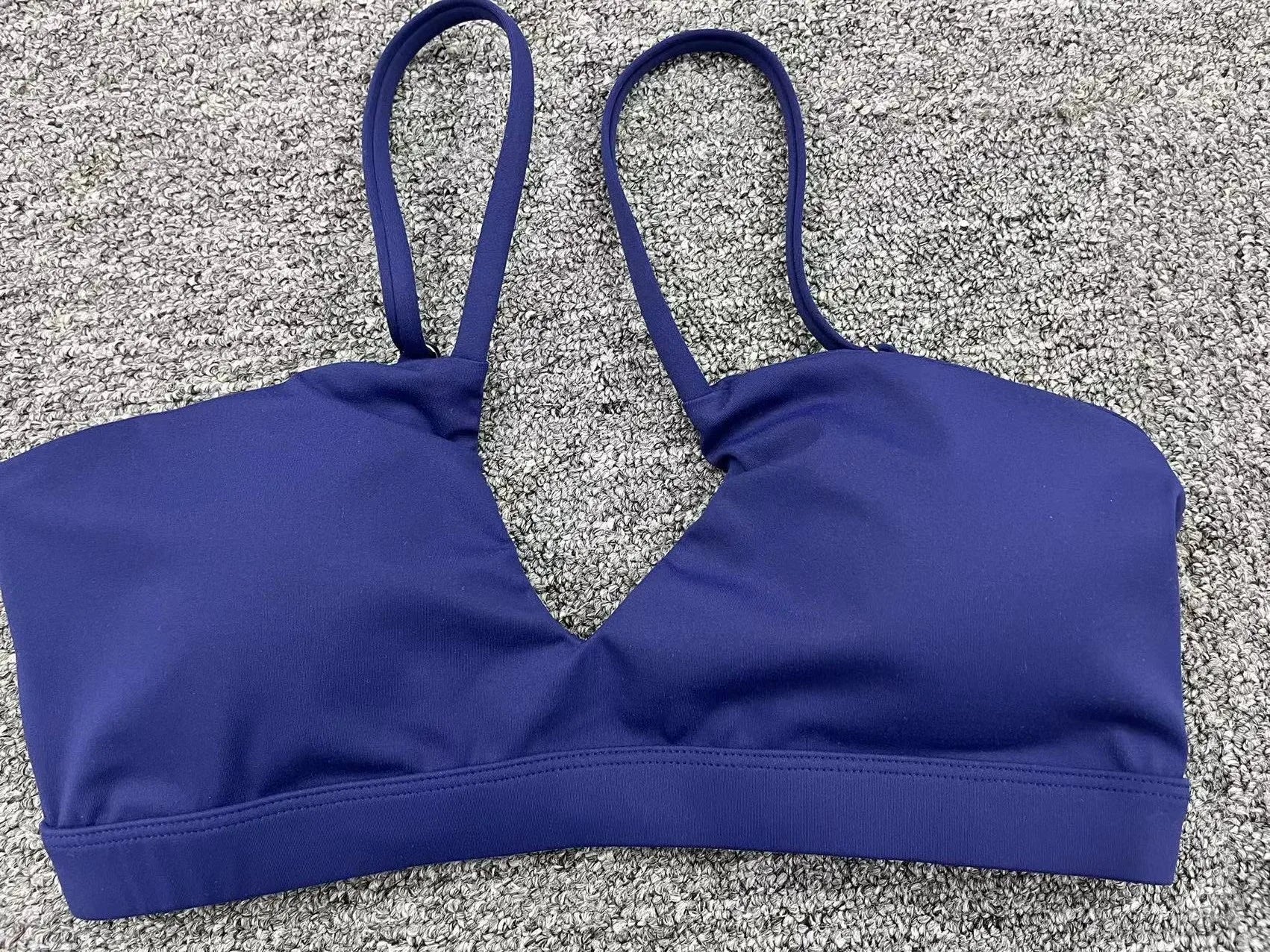 Hearuisavy Summer Gym Top Women Training Yoga Clothes Stretch Sports Underwear Fitness Workout Cross Yoga Bra Sexy Sports Bra