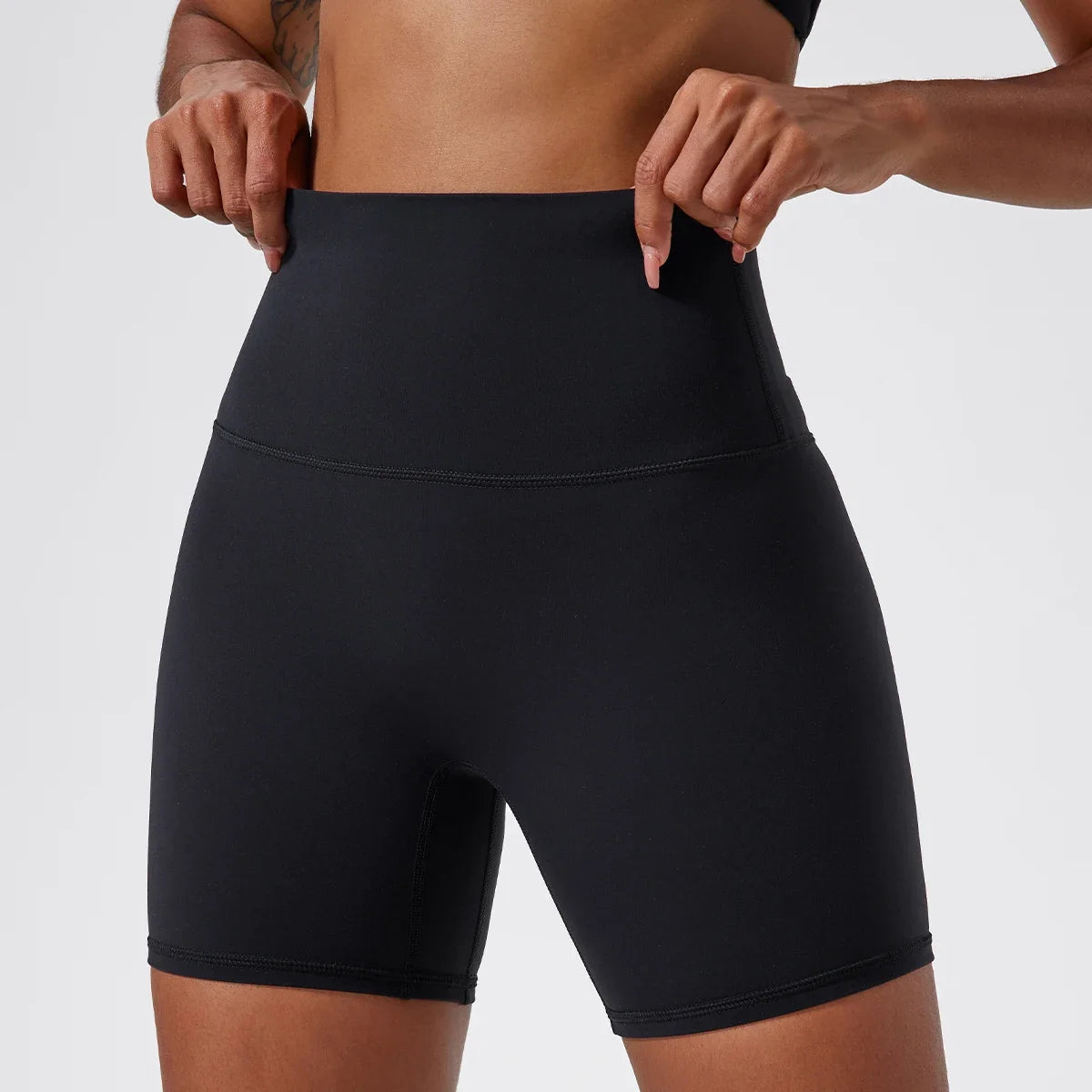 Hearuisavy Summer Soft Sports Shorts Buttock Lift Gym Leggings Women High Waist Yoga Shorts Women Running Cycling Workout Shorts
