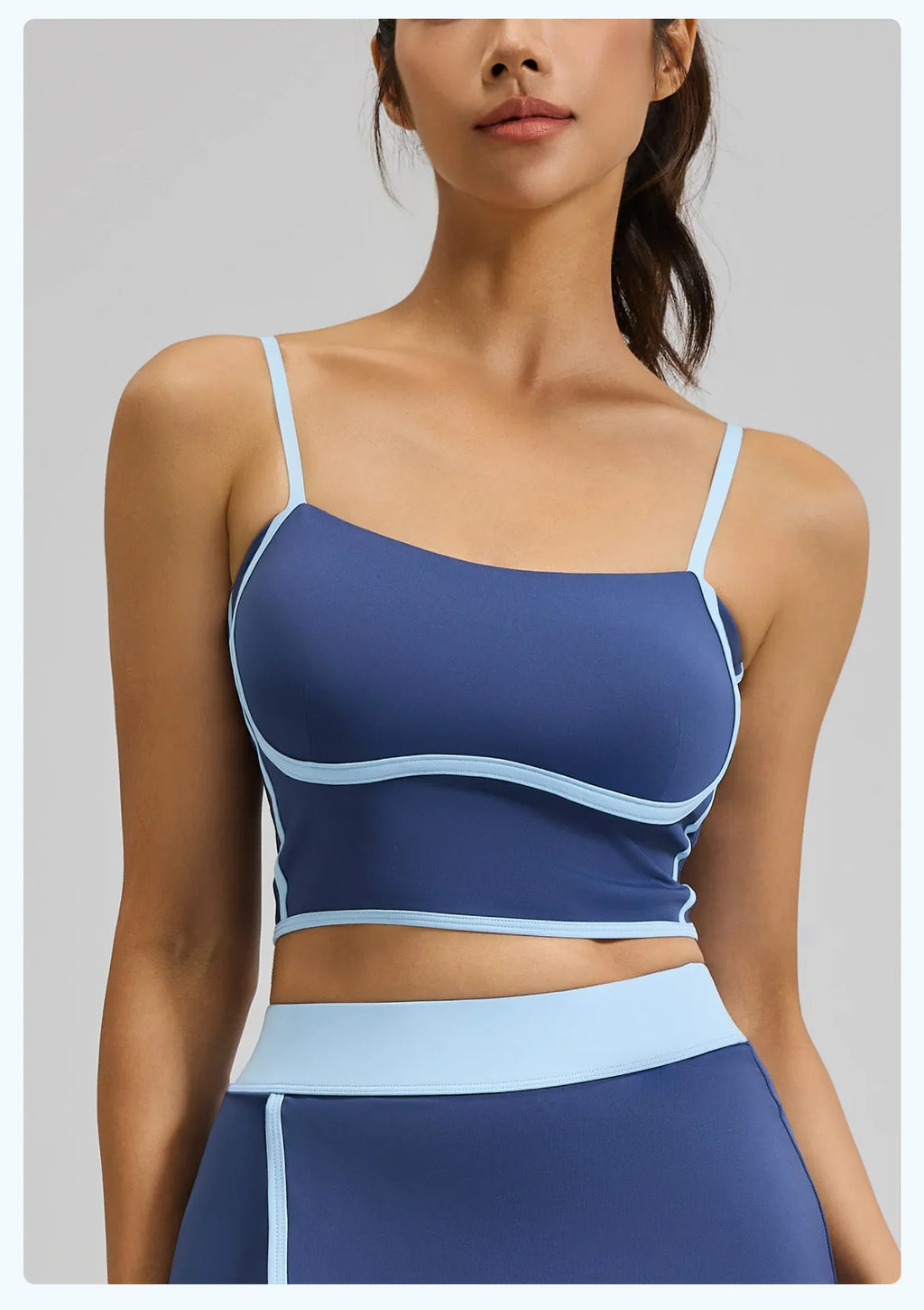 Summer Hot Sale Solid Color Women Fitness Bra Tights Yoga Vest High Strength Shockproof Gym Sports Top Push Up with Chest Pad