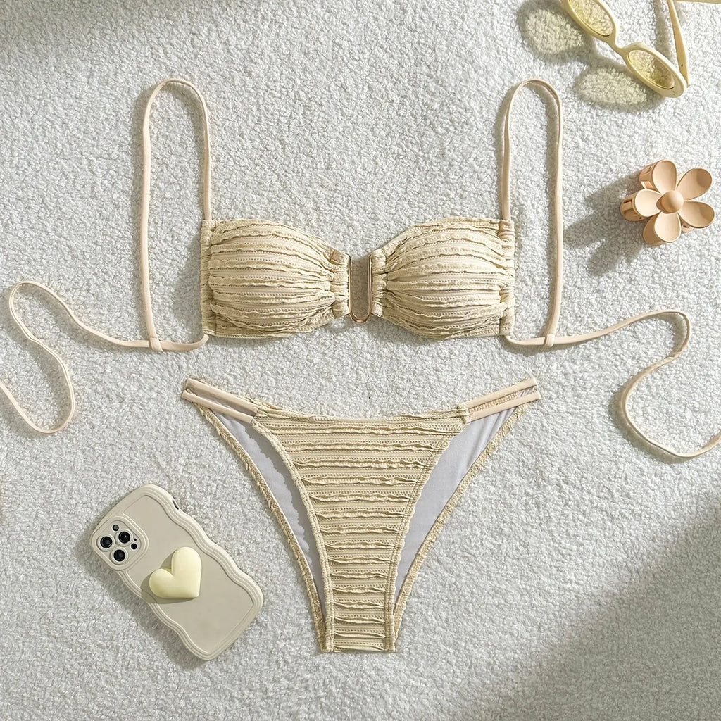 2026 New Sexy Bikinis Swimsuits Women's Swimwear Push Up Female Beach Swim Wear Bathing Suits Brazilian Bikini Set Pool Bather