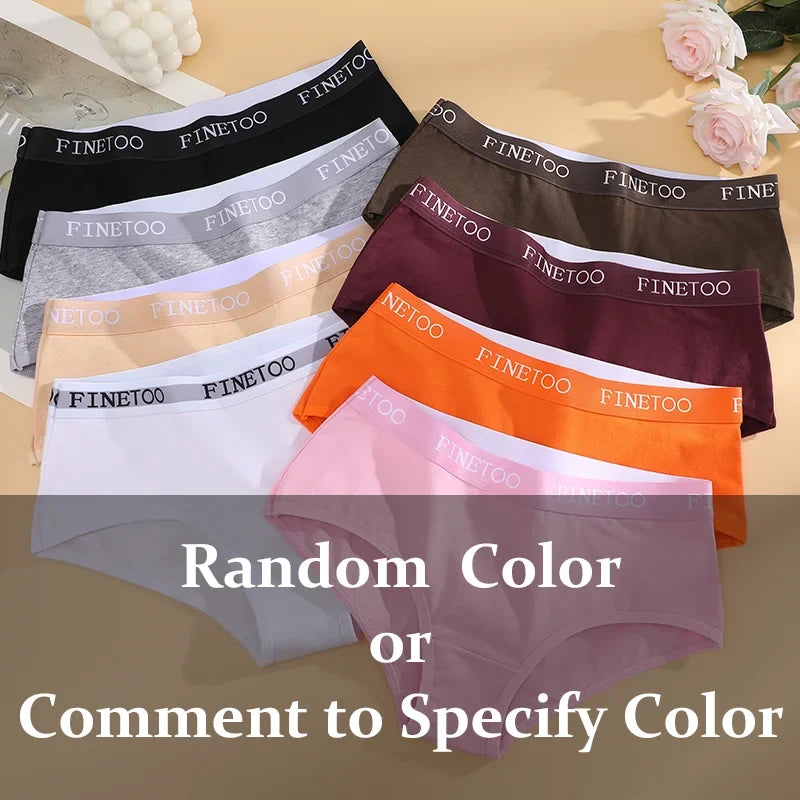 3Pcs Women's Cotton Briefs Letter Belt Underwear Women Panties Sexy Breathable Briefs Female Stretch Ladies Soft Lingerie