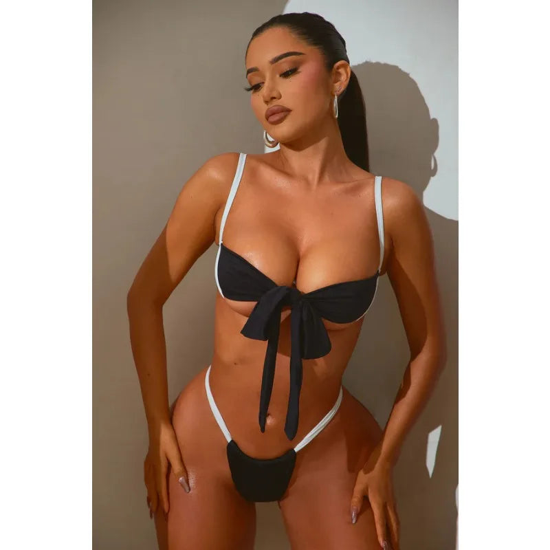2026 Sexy Push Up Micro Bikini Women Swimsuit Female Swimwear Thong Bikinis Set Summer Brazilian Beach Wear Bathing Suit Biquini