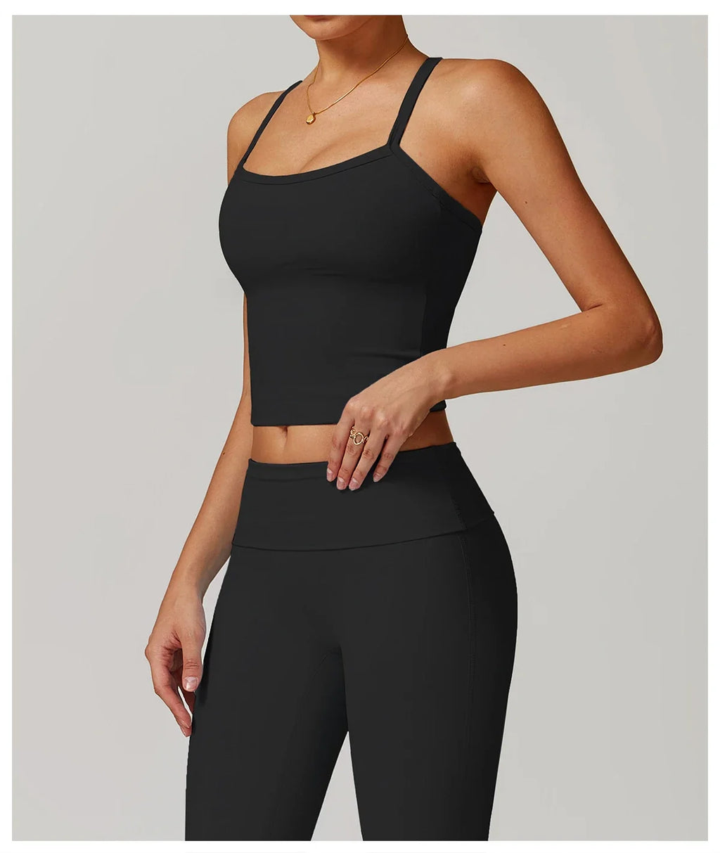 Cross Back Yoga Sports Bra Women Breathable Shock Proof Gym Workout Fitness Push up Top Yoga Running Active Sportswear Vest Bra