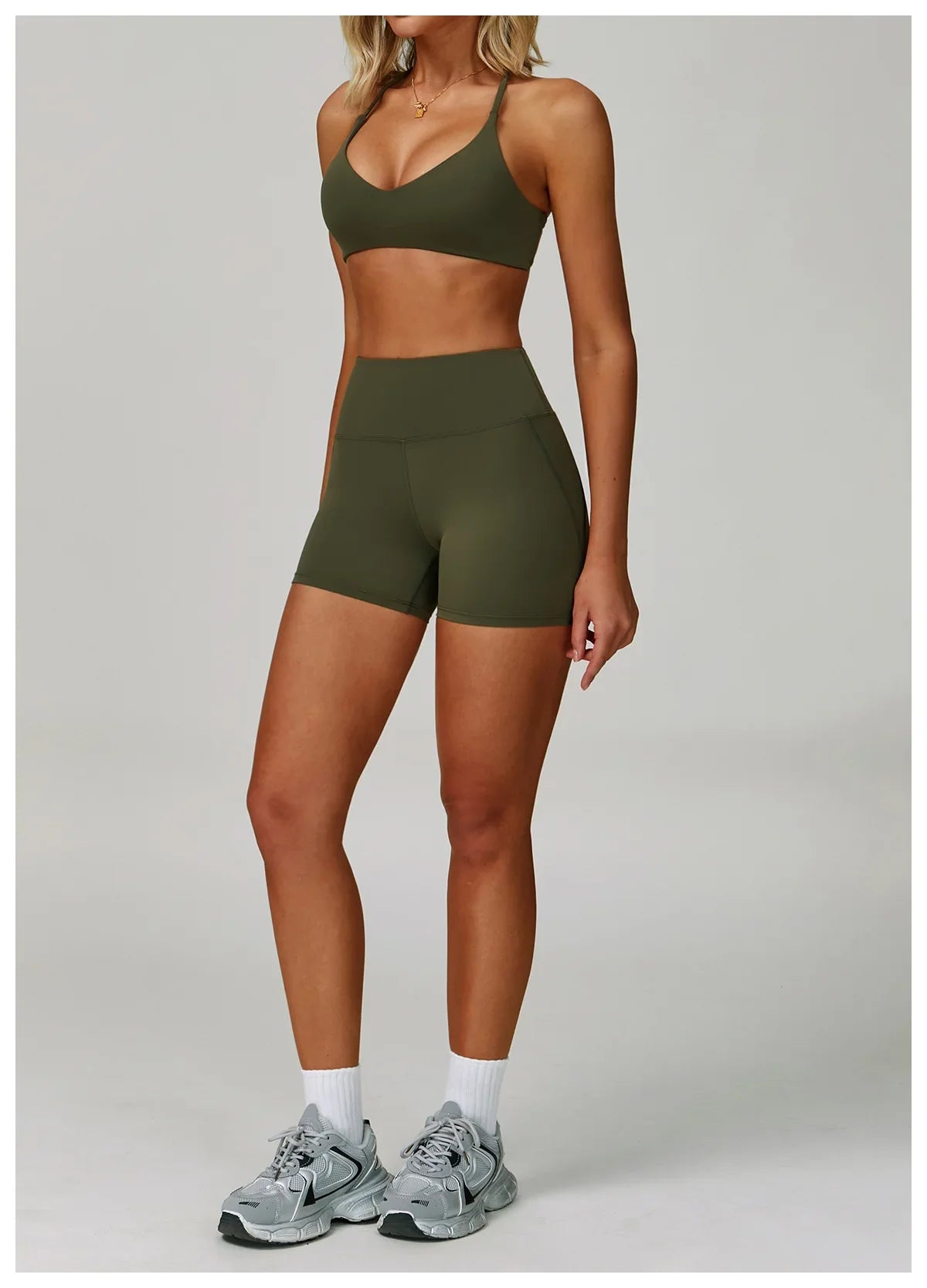 Hearuisavy Women's Running Comfort 2Pcs Sports Pants Set High Waist Push Up Workour Sportswear Casual Cycling Jogging Yoga Bras
