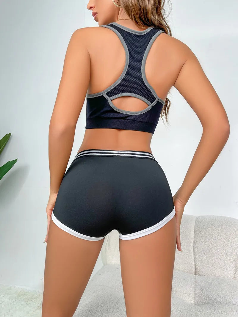 Fashions Women High Waist Butt Lift Sports Short Pants High Stretch Breathable Yoga Shorts Fitness Running Athletic Tights
