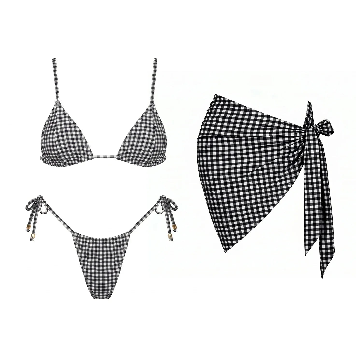 2026 2Pcs Sexy Women One Piece Swimsuit Female Push Up Swimwear Biquini  High Cut Monokini Solid Swim Suit Bathingsuit Beachwear