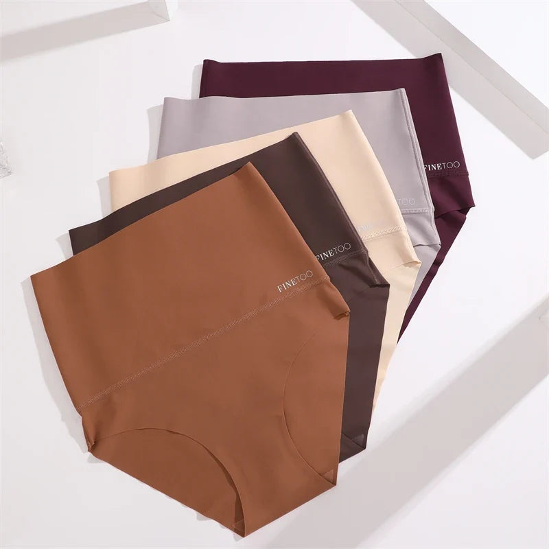 Women Seamless Briefs High Waist Butt Lifter Women's Shapewear Maillard Sexy Tummy Control Belly Shaping Lingerie Female Panty