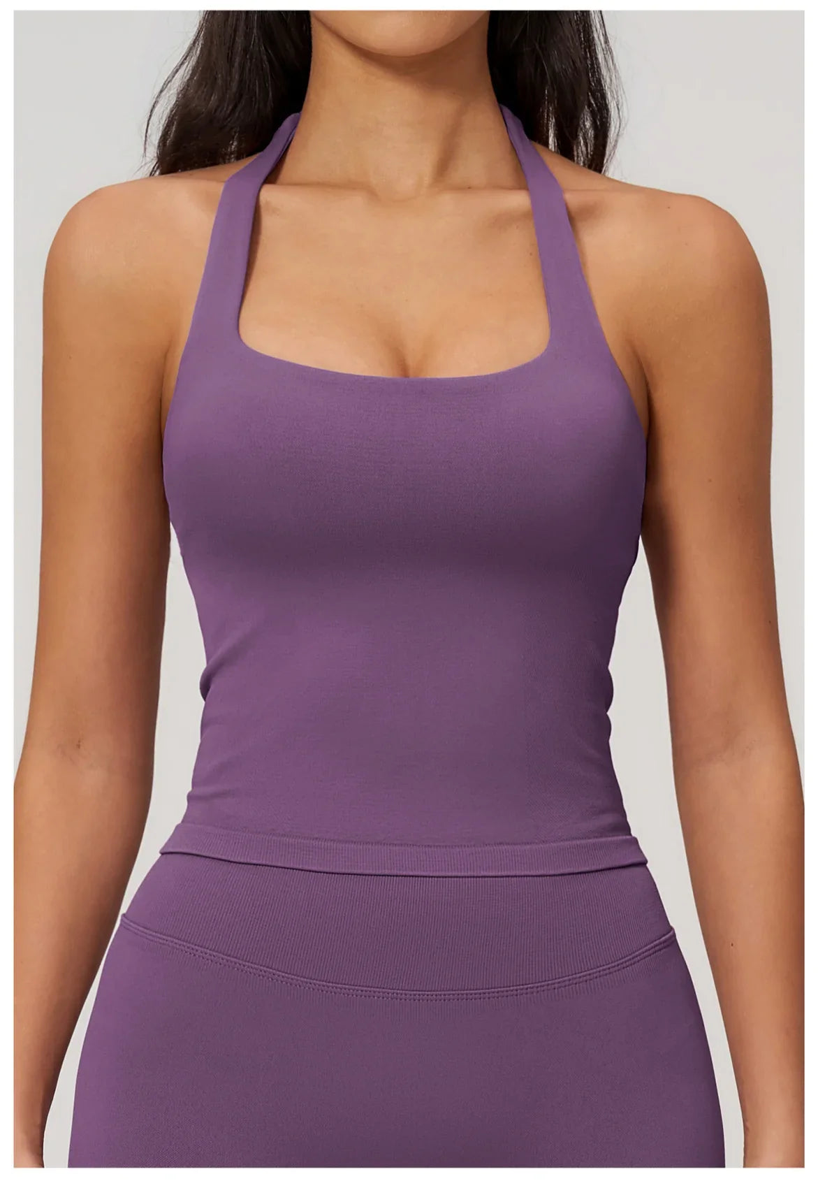 Hanging Neck Yoga Sports Bra Summer Shock Proof Gym High Strength Workout Fitness Underwear Push Up Top Yoga Bra Running Vest