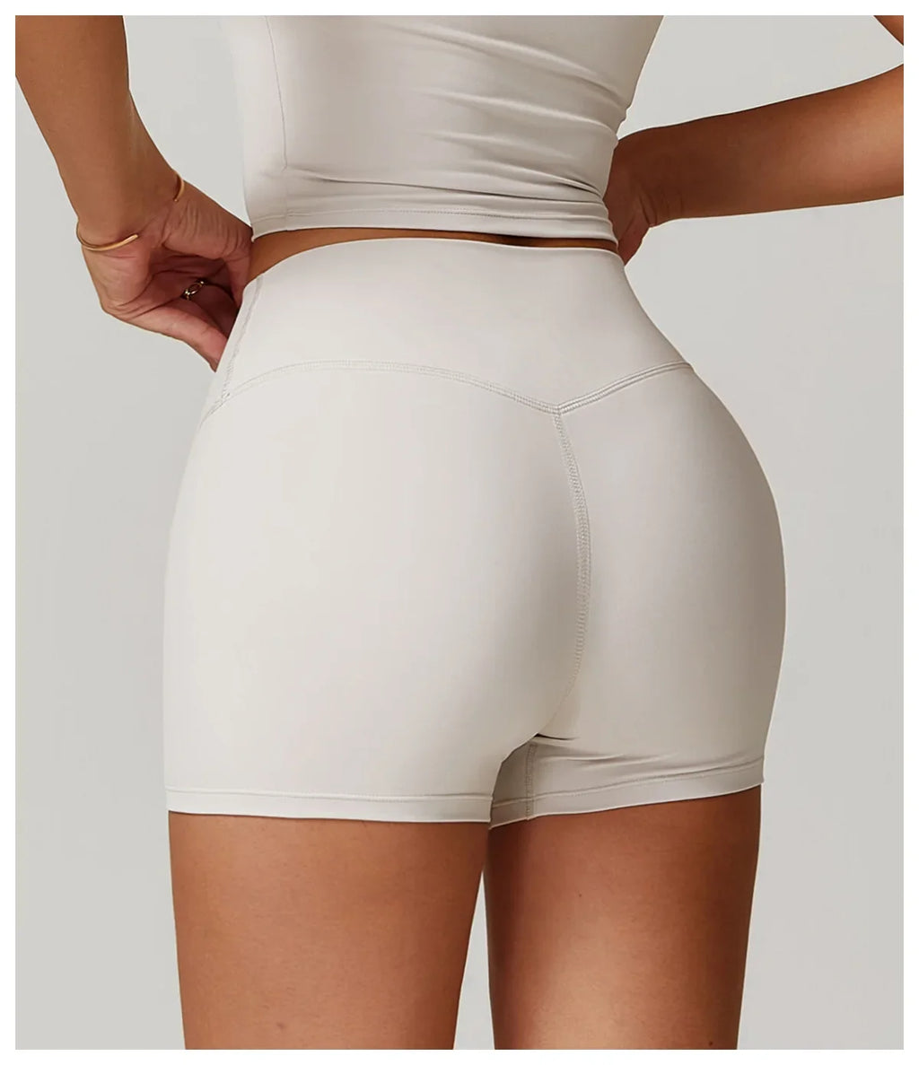 Yoga Shorts Women Summer Fitness Shorts Running Cycling Shorts Breathable Sports Leggings High Waist Summer Workout Gym Shorts
