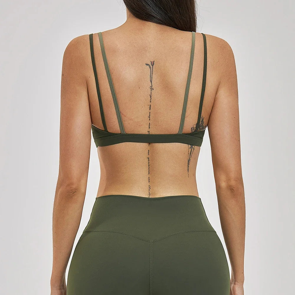 Sexy Sports Bra Women Gym Top Running Backless Yoga Bra Breathable Workout Sport Underwear Women Fitness Bra Push Up Workout Top
