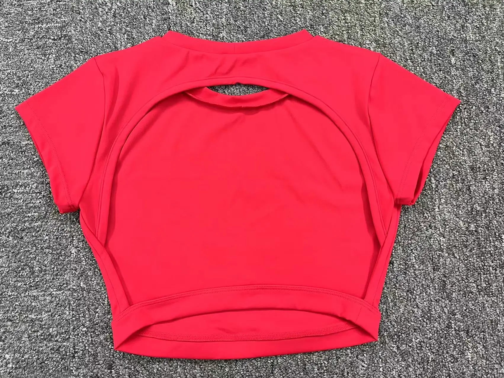 Hearuisavy Summer Sports Shirts Breathable Workout Tops Fitness Sportswear Backless Yoga Clothing Sport Crop Tops Women Gym Top