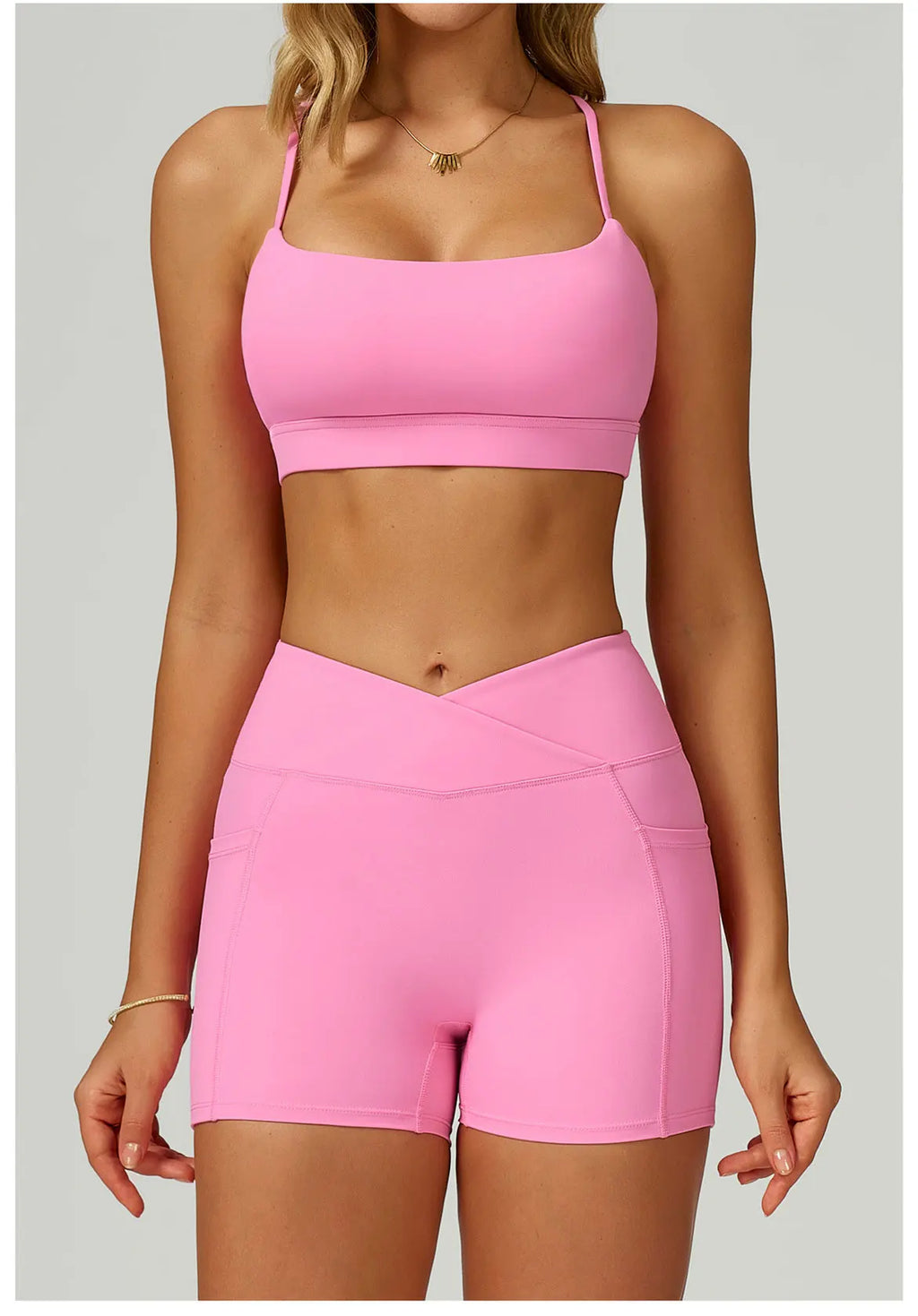 Sexy Underwear Women Tops Back Cross Strap Tank Top Push Up Running Sports Bra Breathable Soft Fitness Beauty Workout Yoga Bra