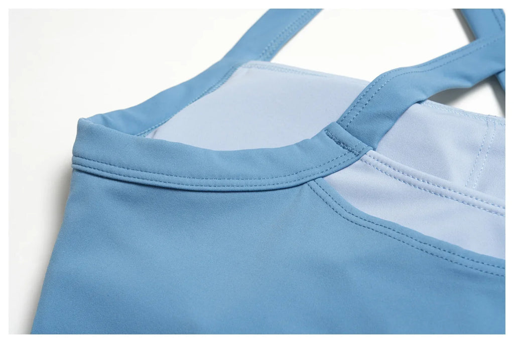 Yoga Bra Women High Strength Sport Bra Anti-Sweat Fitness Top Shockproof Crop Top Push Up Running Sport Bra Gym Vest Workout Top