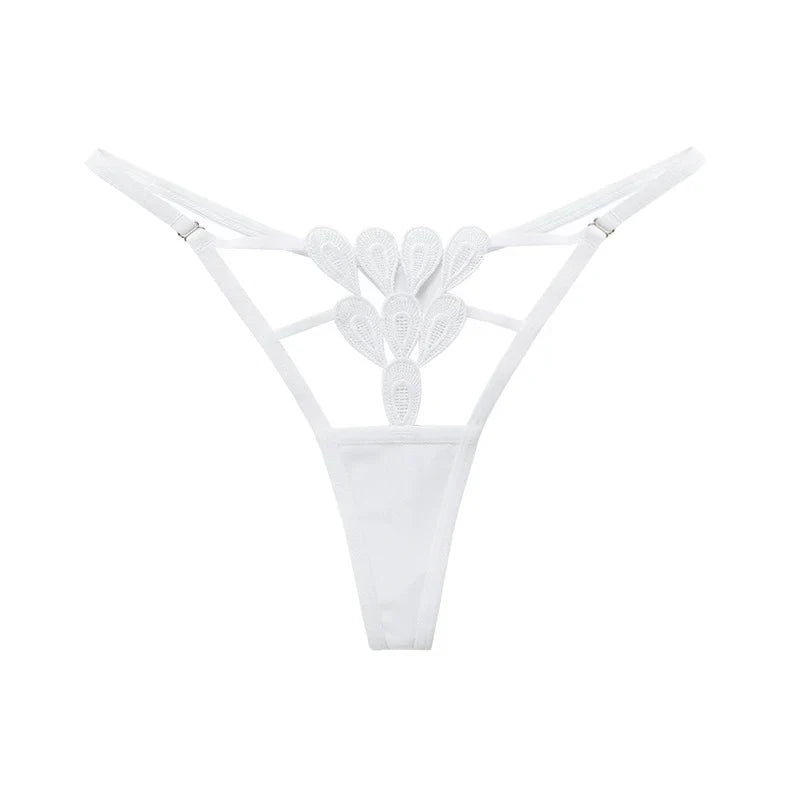 Sexy Thong Lace Panties Women Briefs Girls G String Hollow Out Transparent Underwear Female Thin Low Waist Lingerie Size S-XL