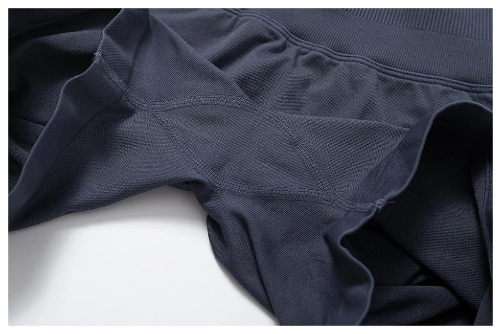 High Waist Shorts Seamless Yoga Shorts Workout Fitness Lift Peach Butt Fitness Tight Gym Running Body Shaper Pants Ribbed Shorts