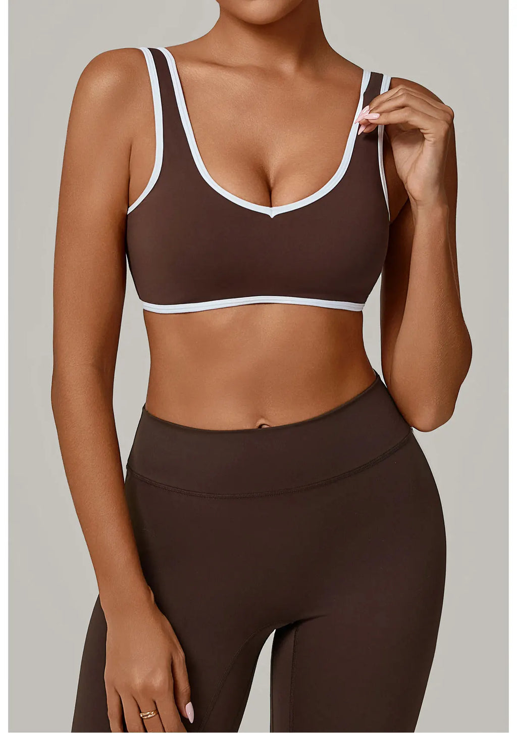 Breathable Sports Underwear Anti-Sweat Fitness Top Women Yoga Bra Shockproof Crop Top Push Up Running Sport Bra Gym Workout Top