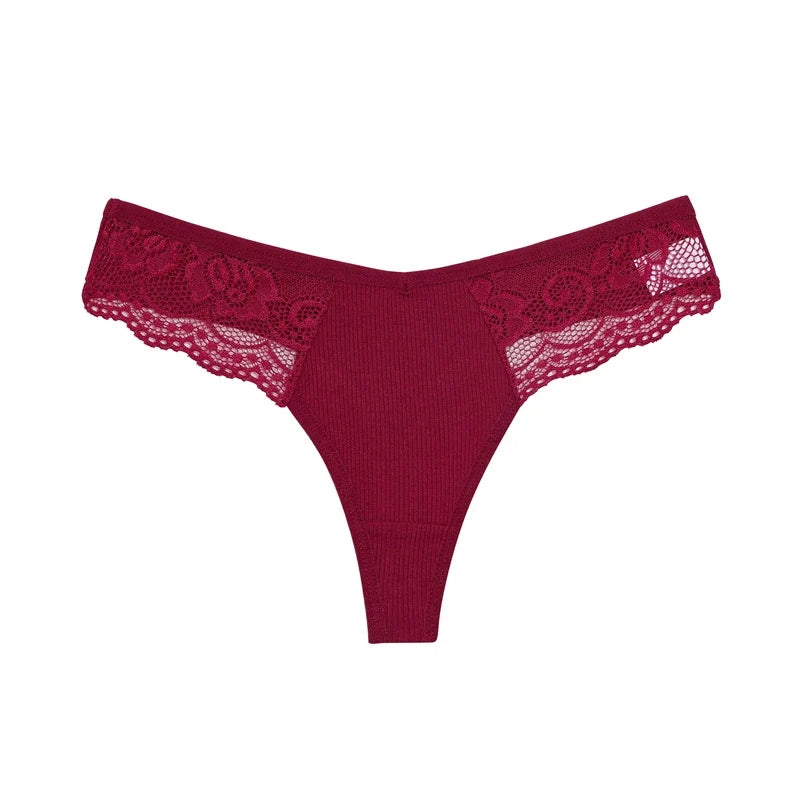 Women Cotton G-string Lingerie Sexy Lace Panties Thongs Femme Underwear Sexy Pantys Underpant Lingerie Lace Intimates S-XL