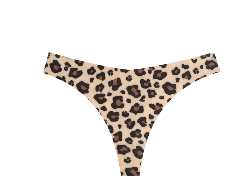 5Pcs Women G-string Seamless Sweet Fruit Thongs Low-waist Panties Ladies Soft Cute Thongs Female S-XL T-Back Panties Underwear