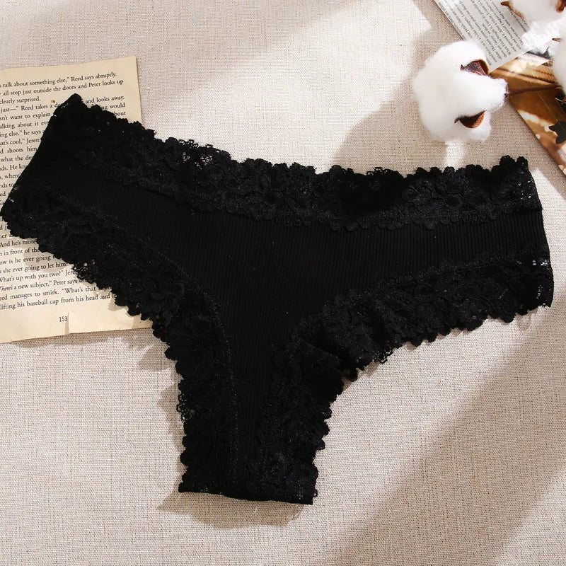 Perspective Lace Panties for Women Sexy Low Rise Brazilian Panties Female Breathable G-String Underwear Soft Intimates Lingerie