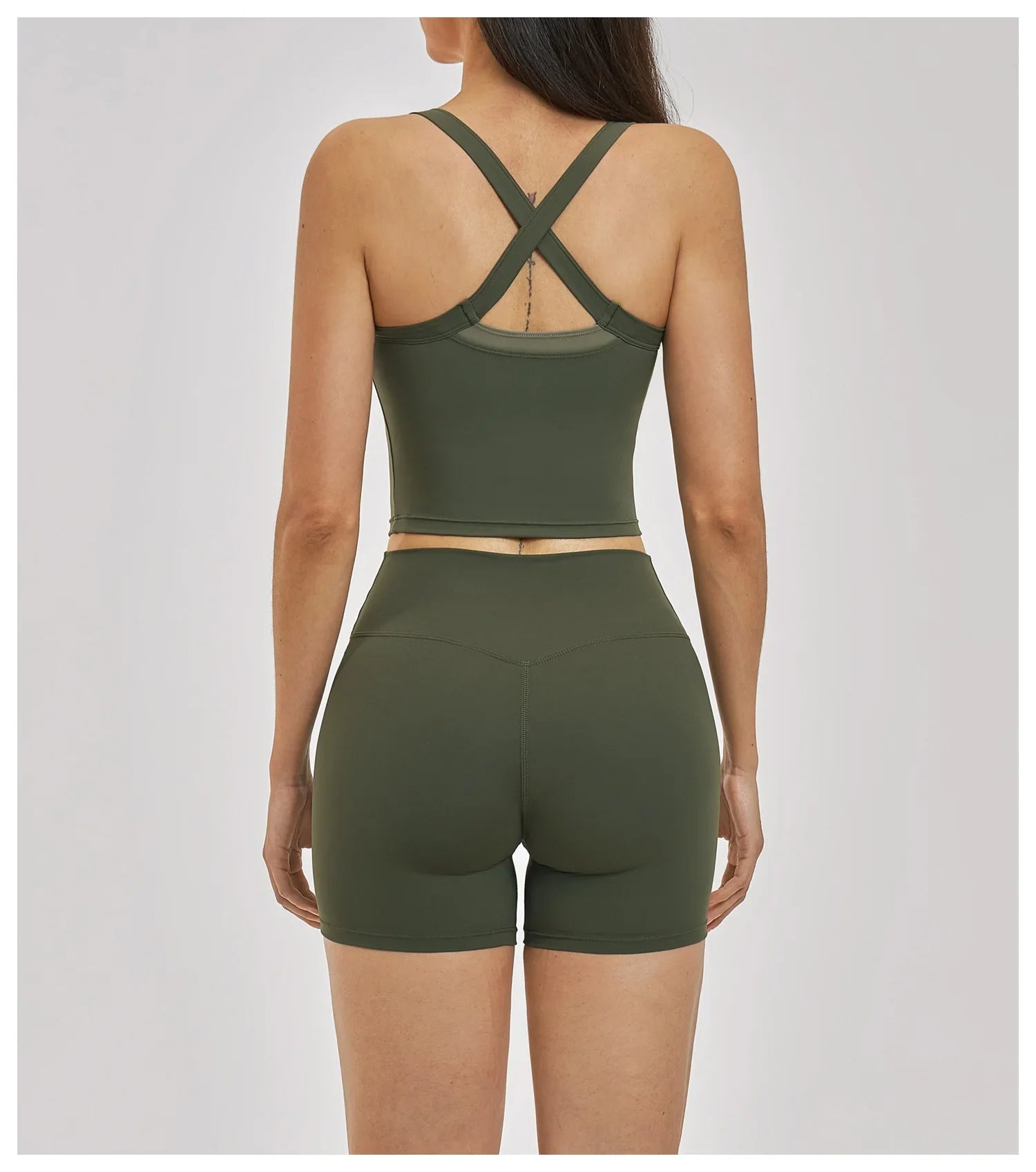 Yoga Bra Women High Strength Sport Bra Anti-Sweat Fitness Top Shockproof Crop Top Push Up Running Sport Bra Gym Vest Workout Top