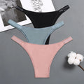 3Pcs/Set Cotton Panties Women Letter Belt Lace Sexy Briefs Seamless Low Rise Underwear Ladies M-XL Underwear Girls Lingerie New