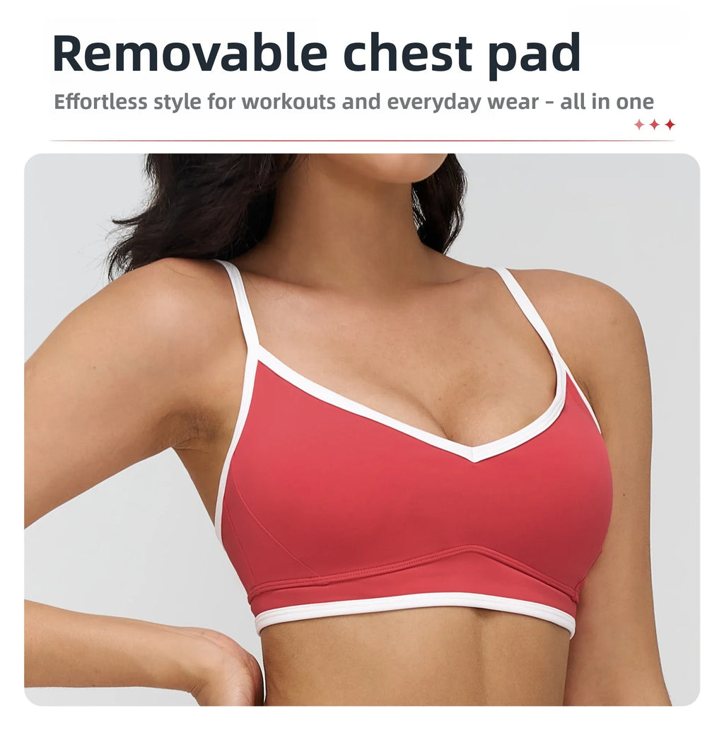 Beautiful Back Fitness Bra Workout Tops Gym Underwear Fitness Sports Bras Athletic Sport Bra Women Backless Gym Yoga Crop Top