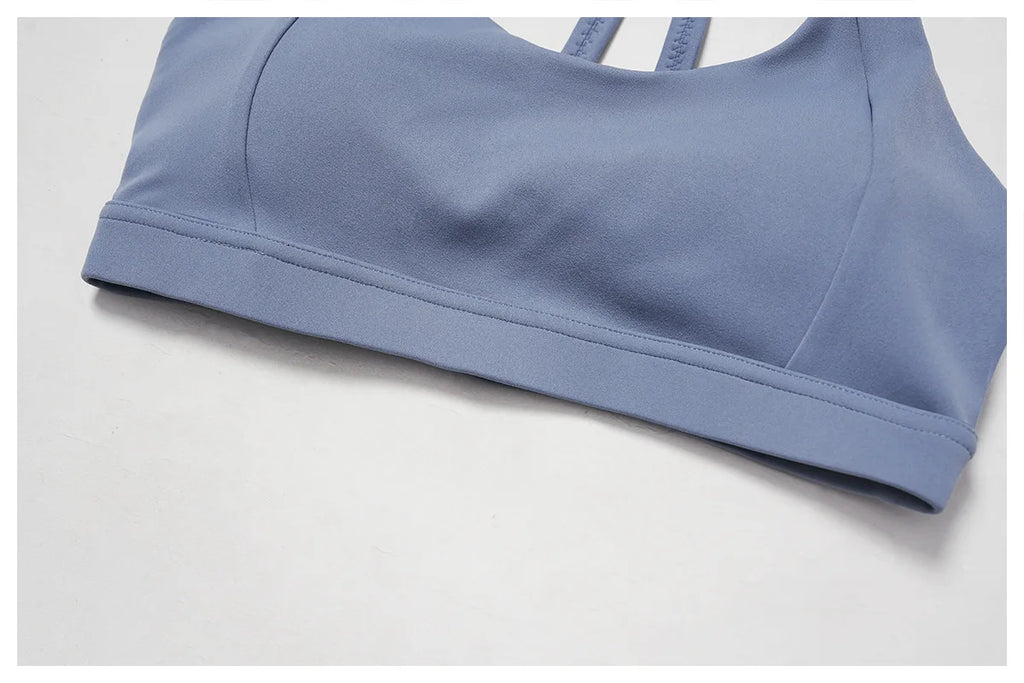 Women Sports Bra Back Cross Top Push Up Fitness Yoga Bra Underwear Sport Tops For Women Breathable Running Vest Bralette Gym Bra
