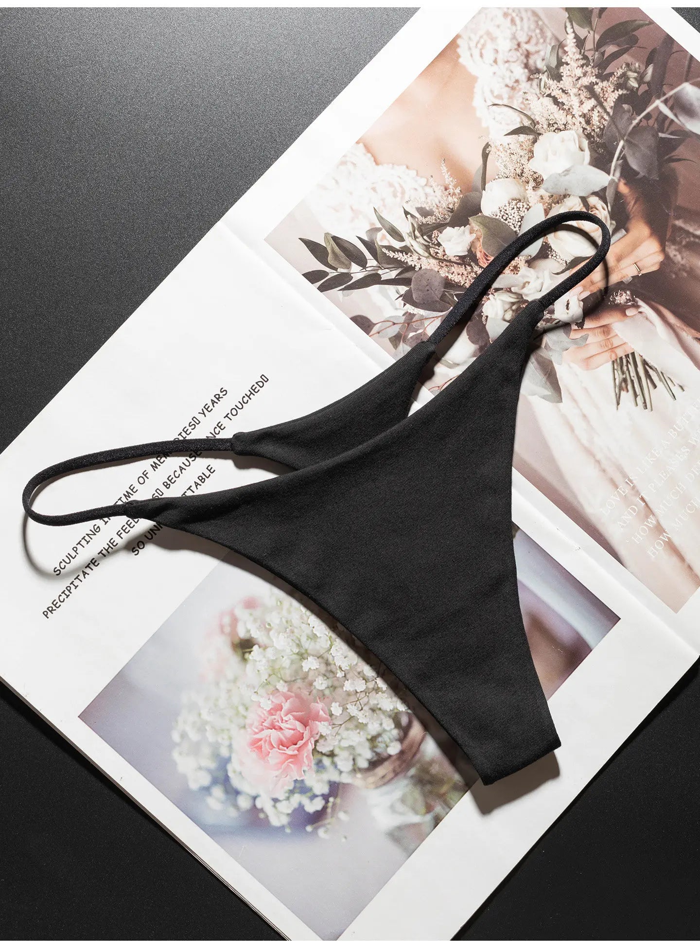 Low Waist Cotton Thong Women Panties Sexy Briefs T-back Bikini Underwear Seamless G String Sports Female Lingerie Size S-XXL