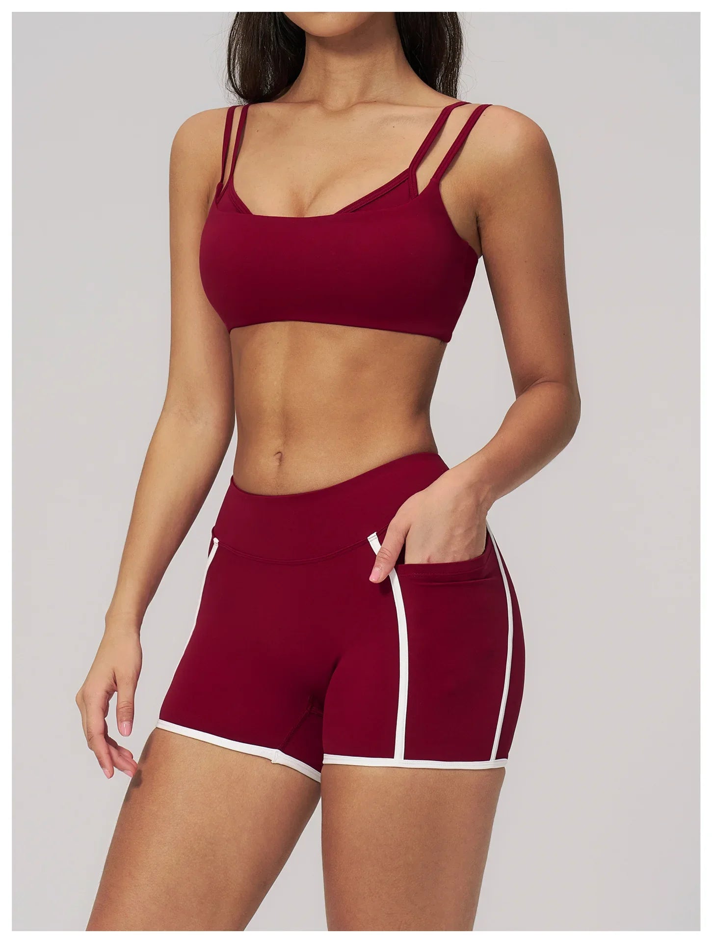 Summer Yoga Bra Women Sports Bra Running Cycling Gym Top Breathable Push Up Sports Underwear Women Fitness Workout Top Women Bra