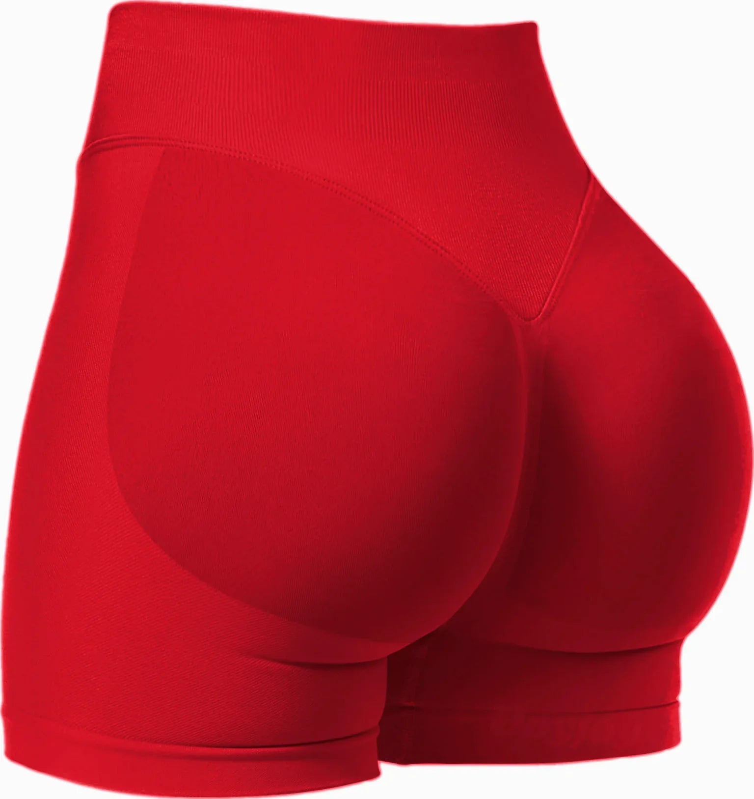 High stretch hip lifting fitness yoga shorts with peach hips and no awkward lines, Pilates medium intensity training shorts