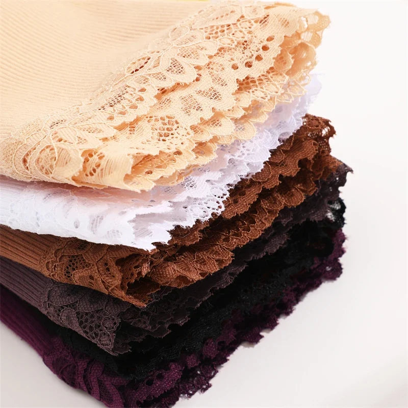 Sexy Cotton Lace Panty Women Low Waist Panties Underwear S-XL Solid Color Ladies Briefs Lingere Underware Comfortable Women